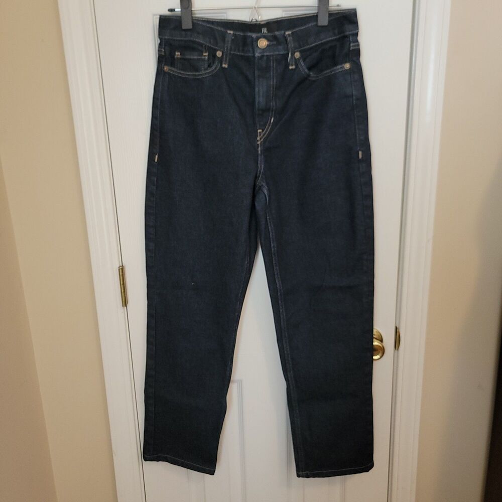 BR The Straight Jean Dark Wash Size 28 L - Picture 2 of 5